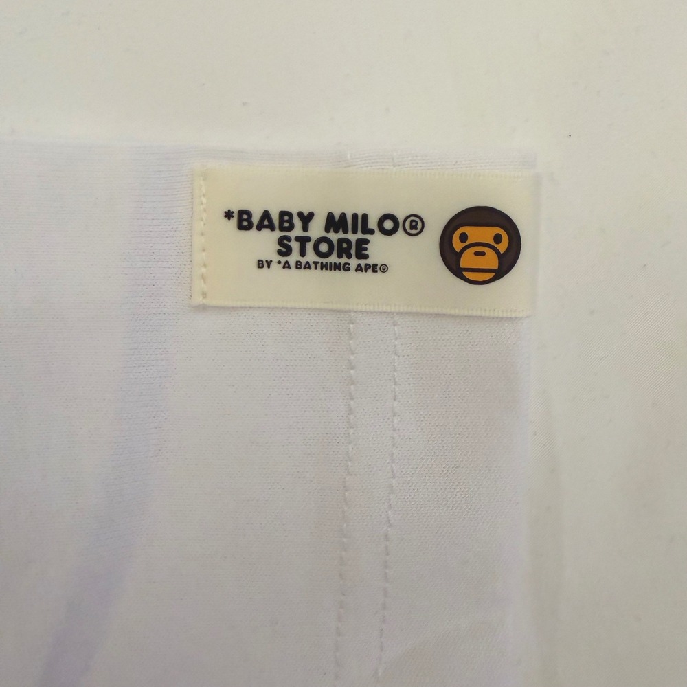 NWT A Bathing Ape BAPE Baby Milo Store White Camo Graphic T-Shirt Mens Large - Picture 5 of 10